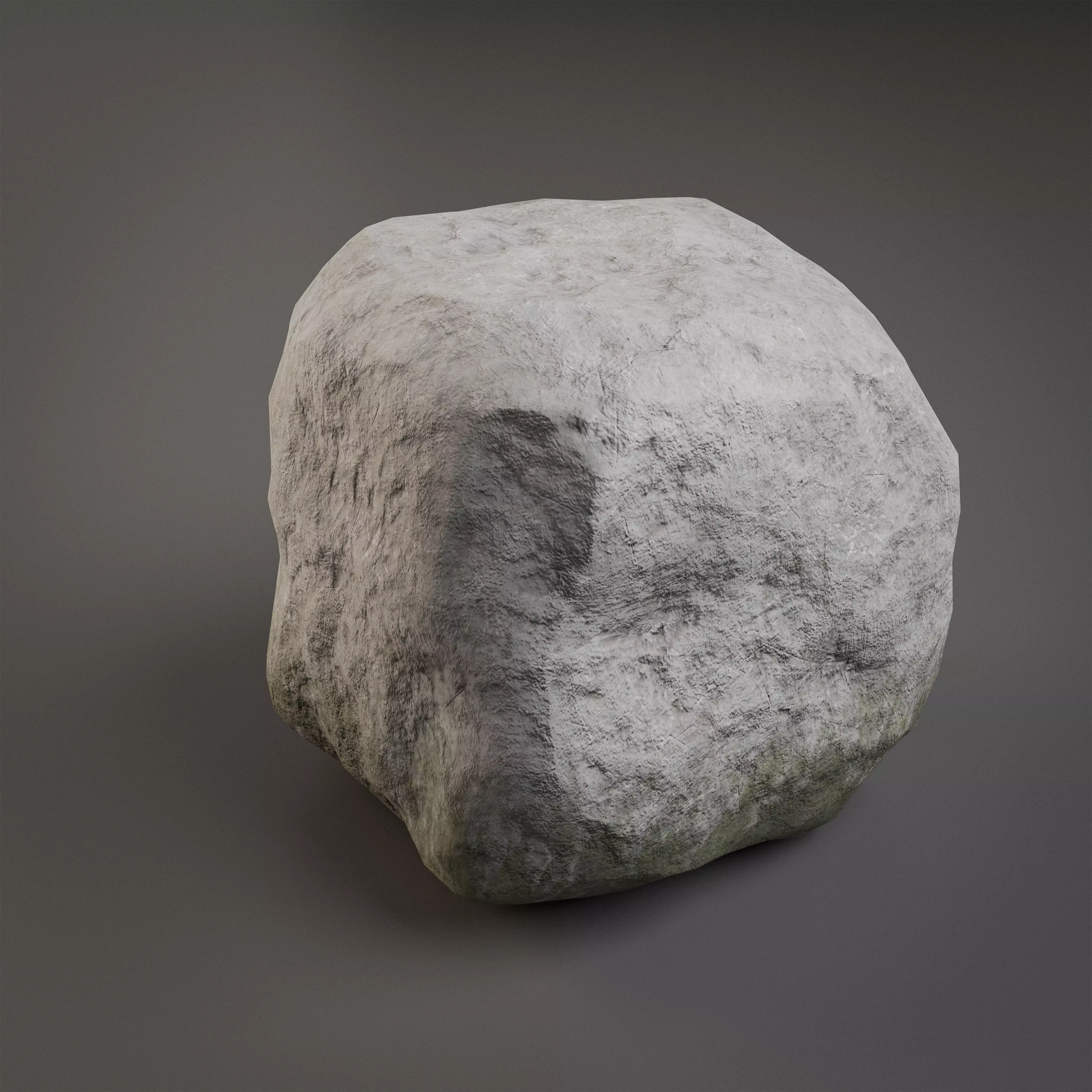 10 Low Poly Rocks 3D model_8