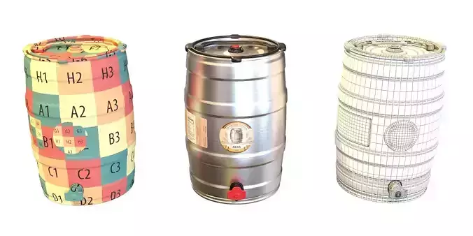 Beer Keg 3D model