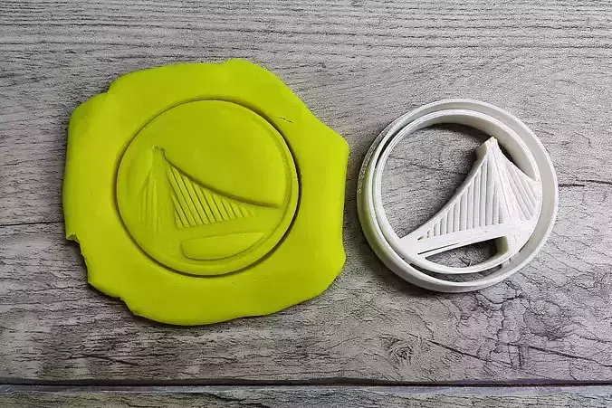 Golden State Warrior cookie cutter