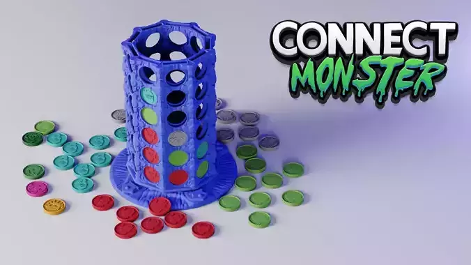 Connect Monster 3D print model