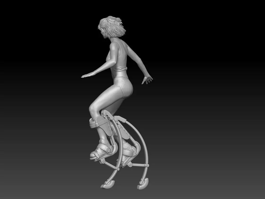 Jumper Shoes girl 1 3D print model_2