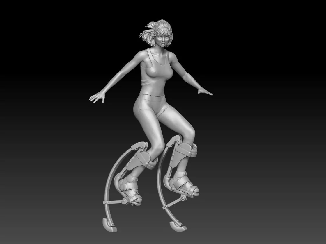 Jumper Shoes girl 1 3D print model_0