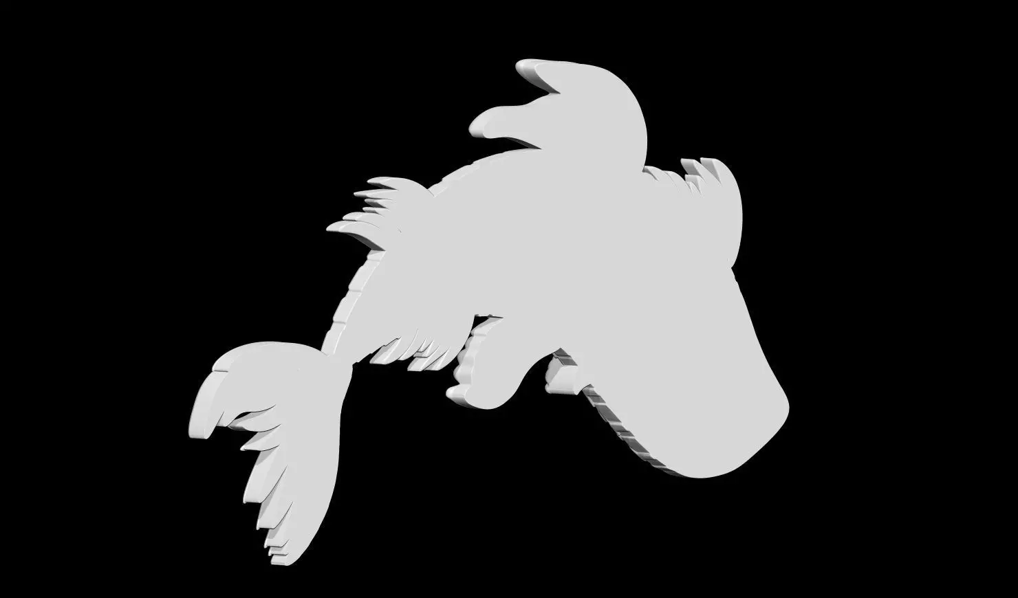 Fish Relief 3D Printable Model 3D print model_11