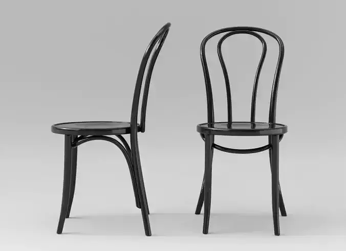 Vienna Dining Chair 3D model