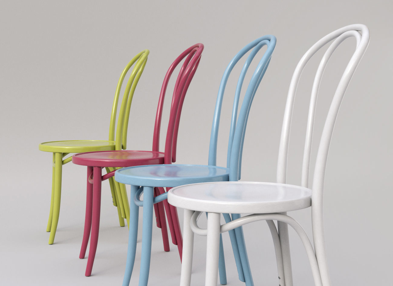 Vienna Dining Chair 3D model_4