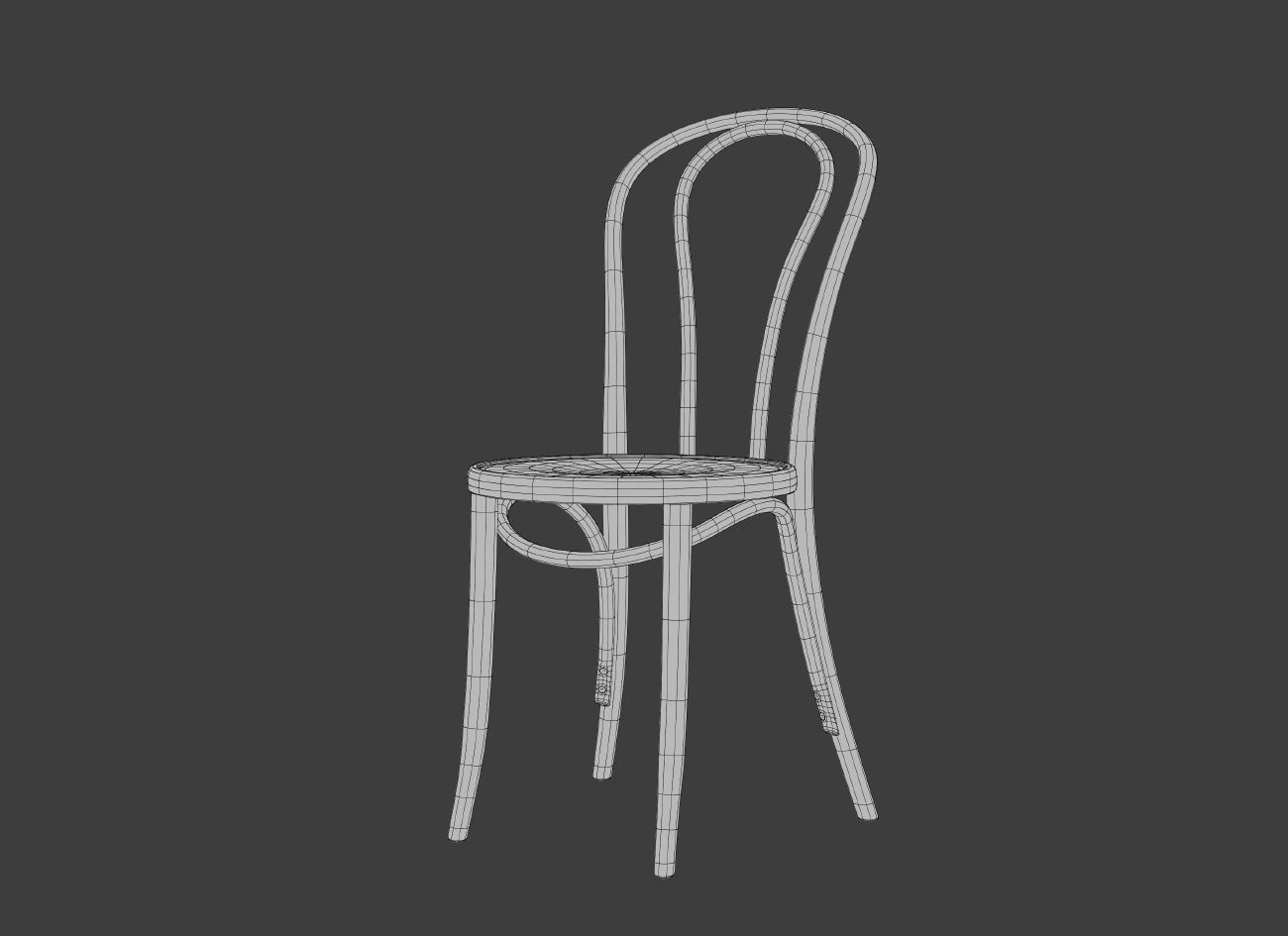 Vienna Dining Chair 3D model_8
