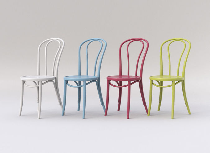 Vienna Dining Chair 3D model 4