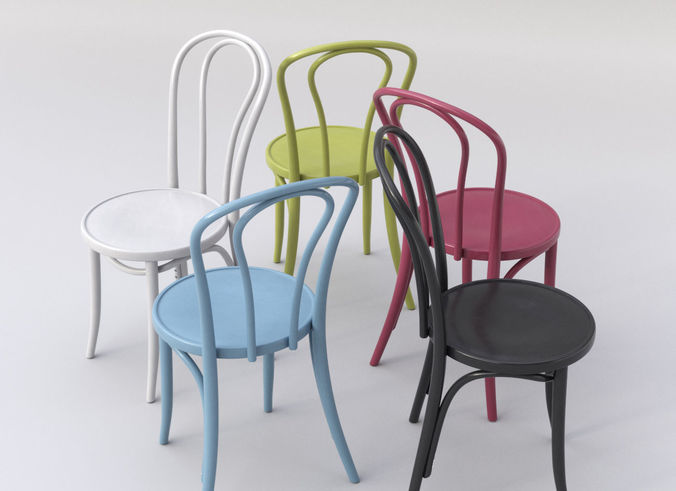 Vienna Dining Chair 3D model 3