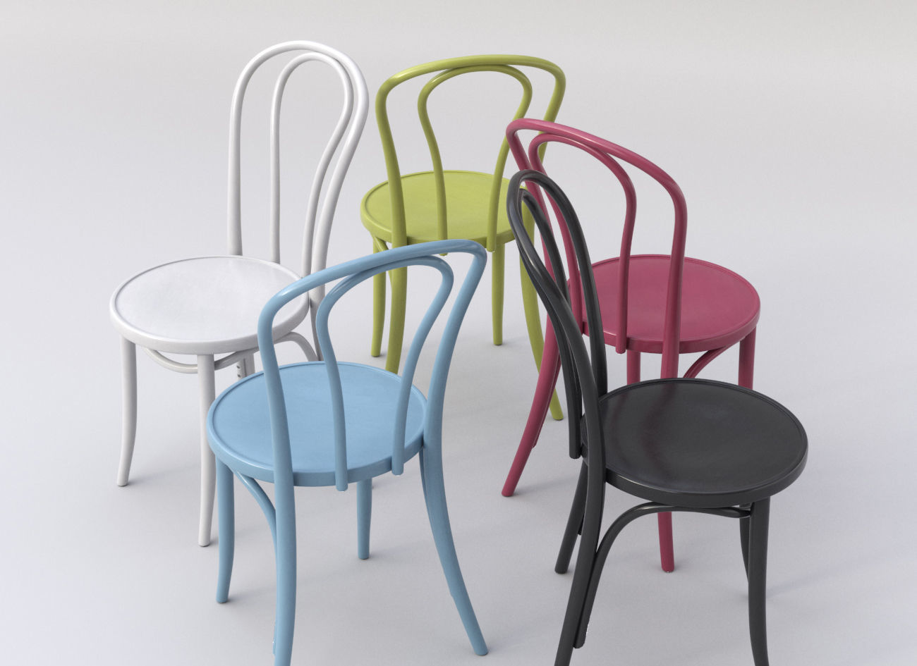 Vienna Dining Chair 3D model_2