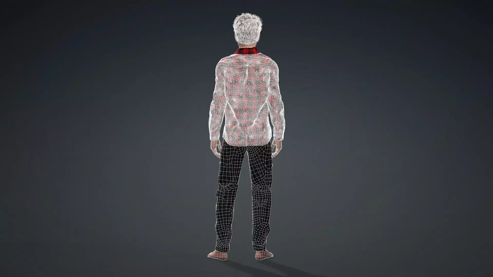 Realistic Male Character 3D Model 3D model_15