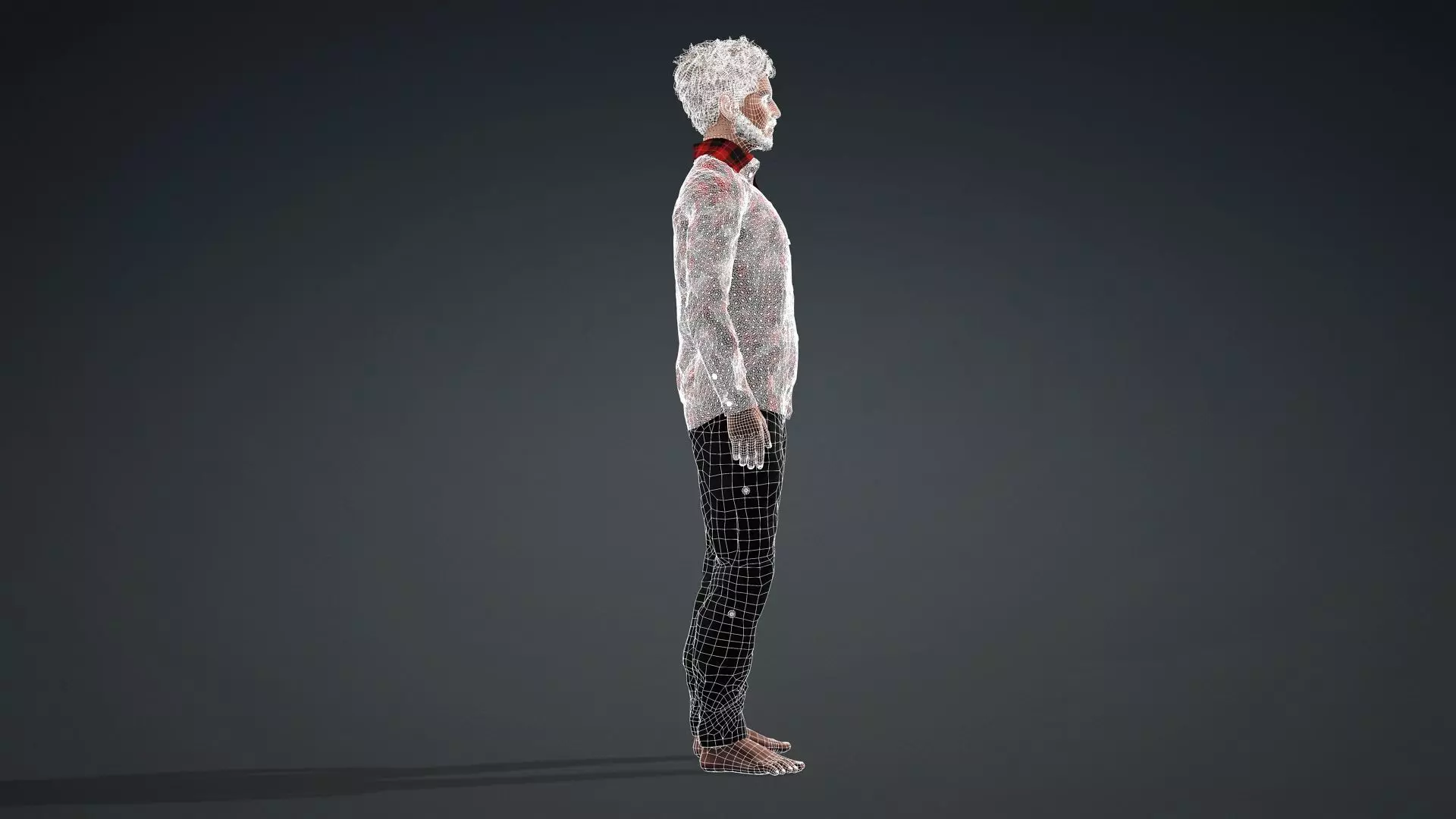 Realistic Male Character 3D Model 3D model_13