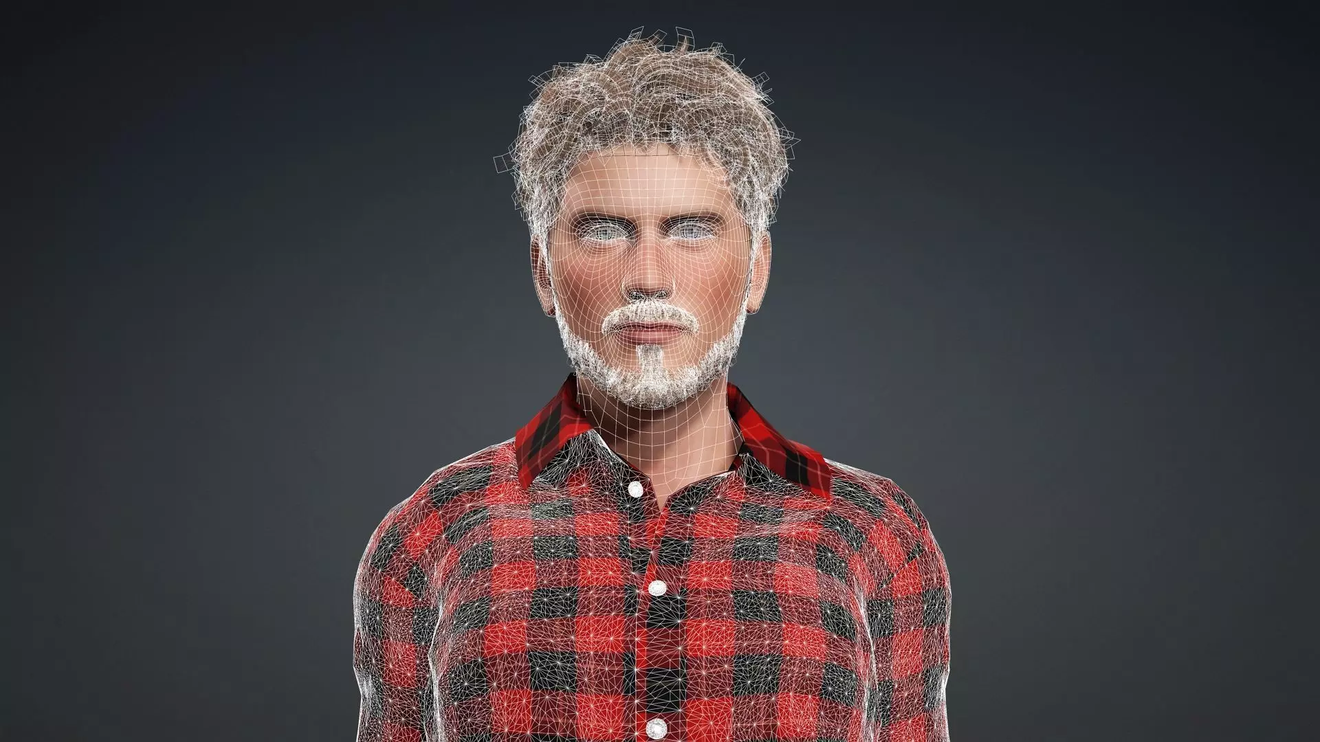 Realistic Male Character 3D Model 3D model_17