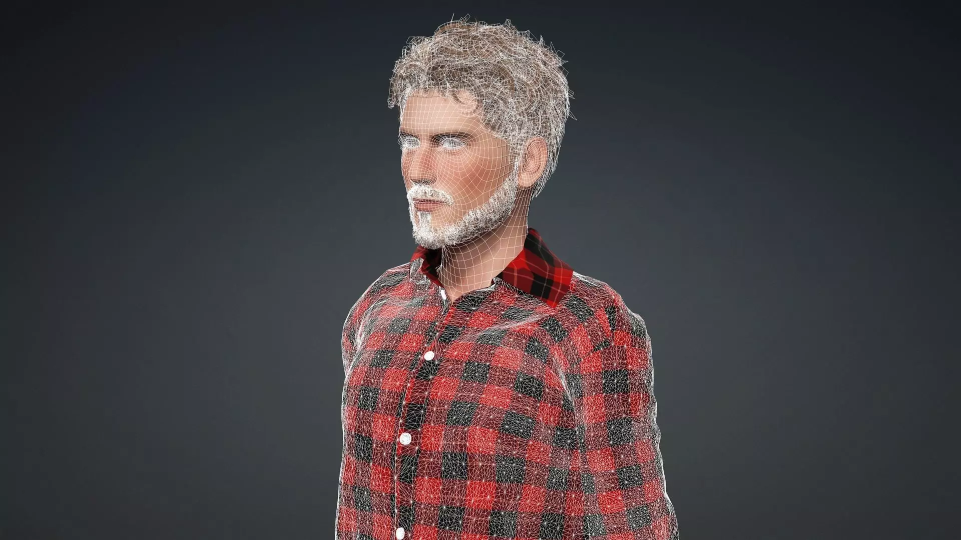 Realistic Male Character 3D Model 3D model_19