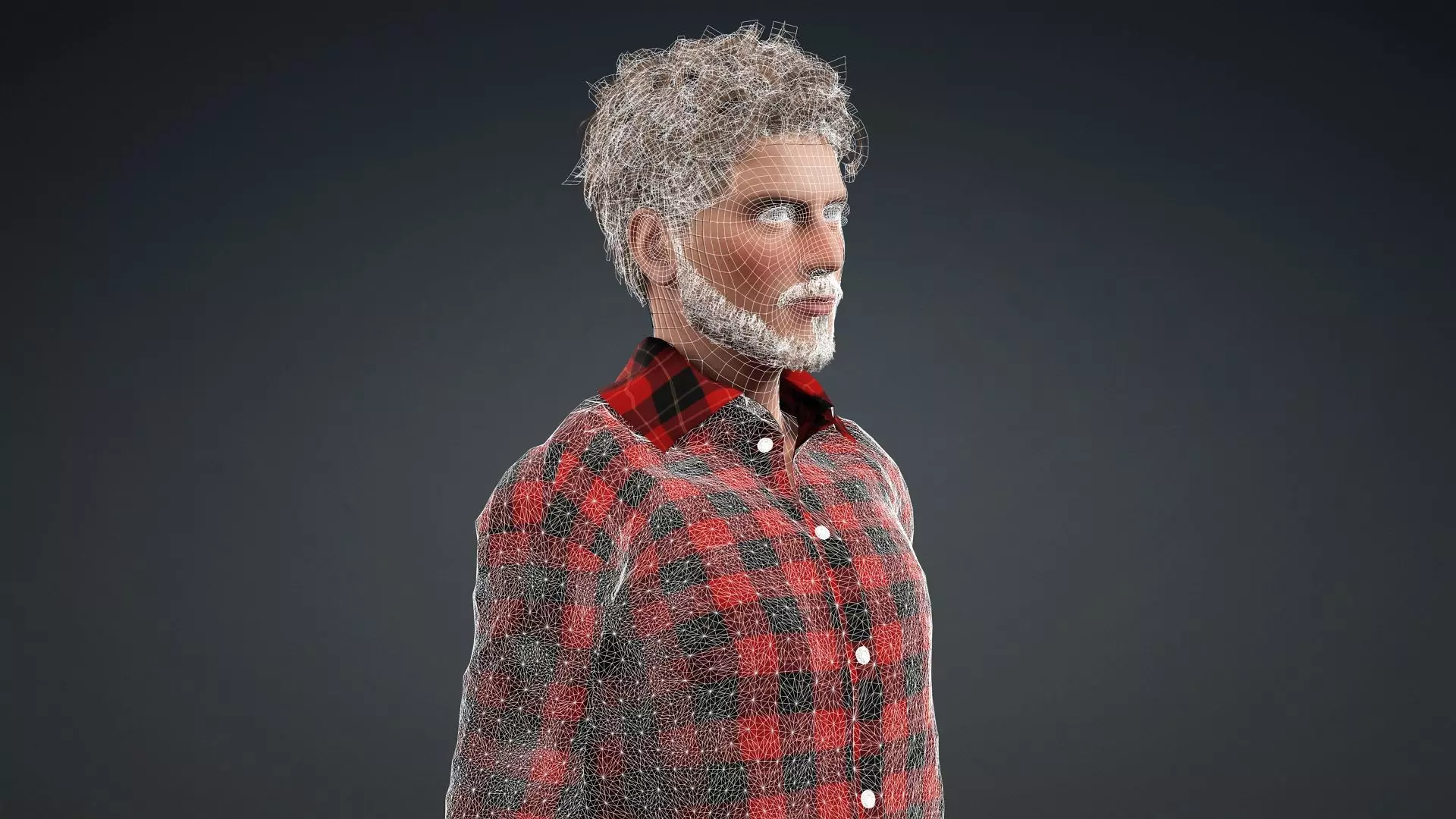 Realistic Male Character 3D Model 3D model_18