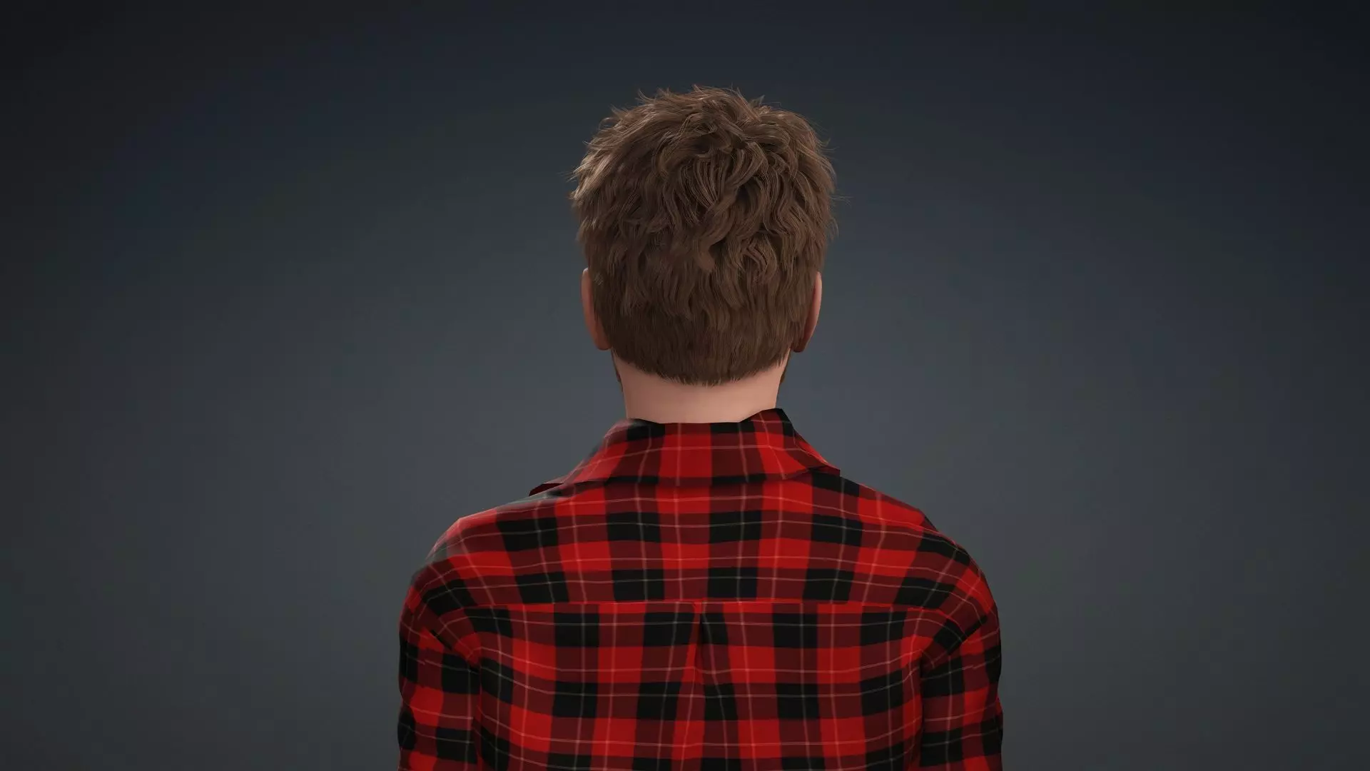 Realistic Male Character 3D Model 3D model_6