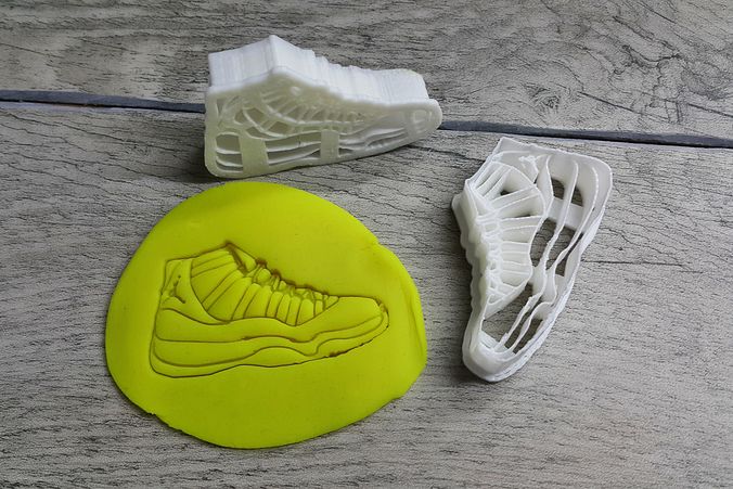 Jordan 11 cookie cutter 3D print model