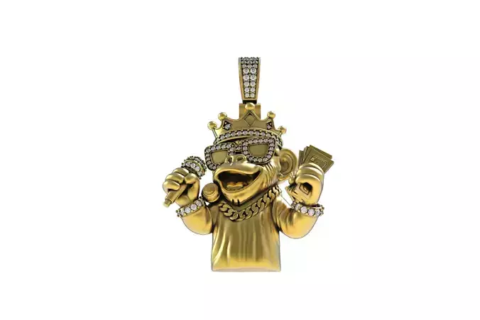 00029 Rockstar Money Hip Hop Pendant
