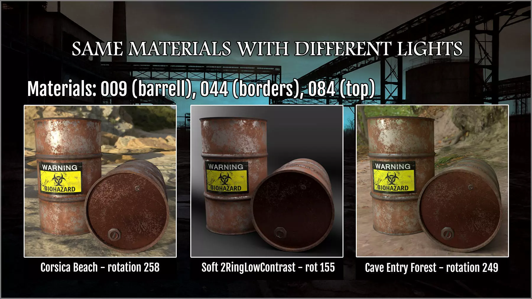 Megapack 100 Rusty and Damaged Metal for Substance Painter Texture_2