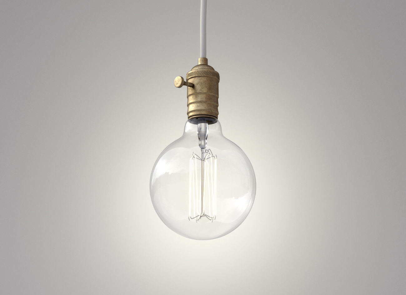 Industrial Pendant Lamp 3D model_2