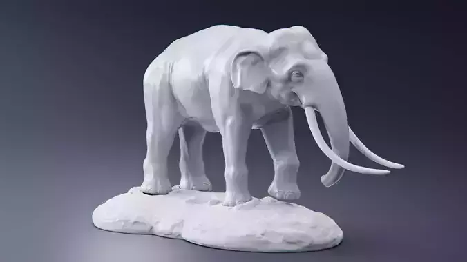 Abstract Asian Elephant Sculpture