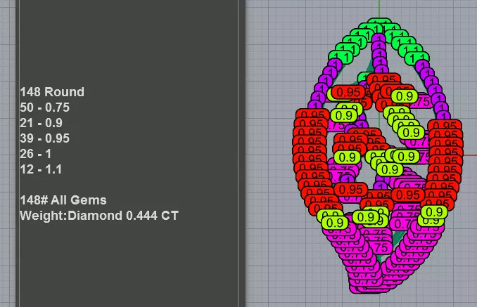 Nature Inspired Leaf Pendant 3D print model_2
