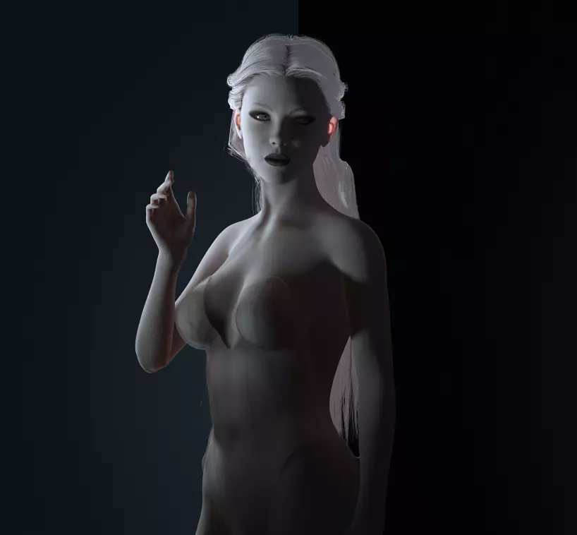 Realistic Female 3D Character  Rigged  Game Ready  FBX OBJ  Low-poly 3D model_16