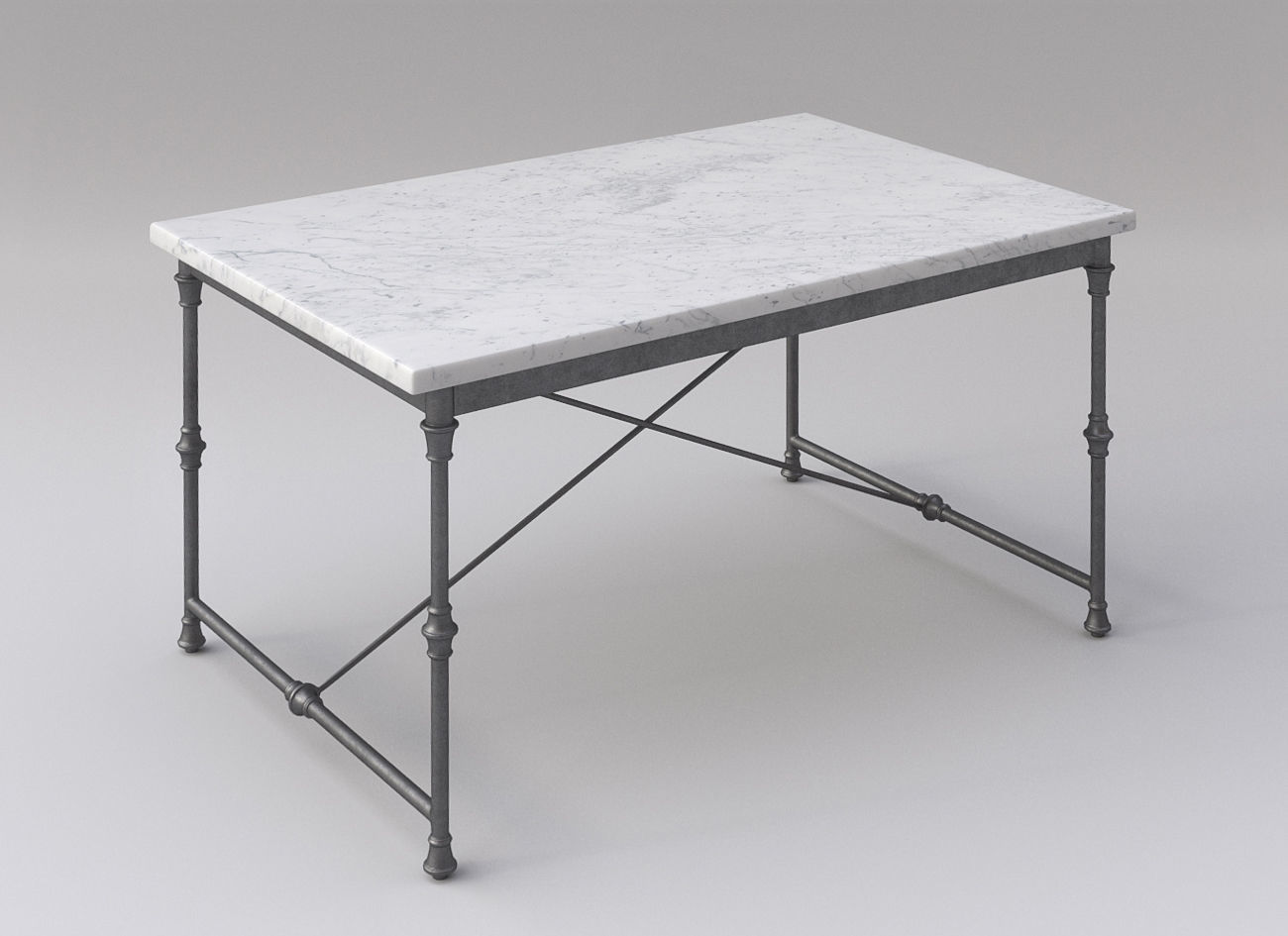 French Kitchen Dining Set 3D model_8