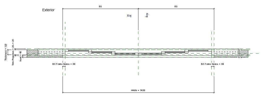Revit Parametric Sliding Door 3D model_4