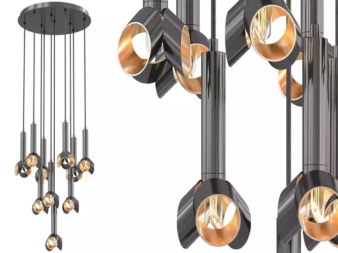 Copper modern Chandeliers
