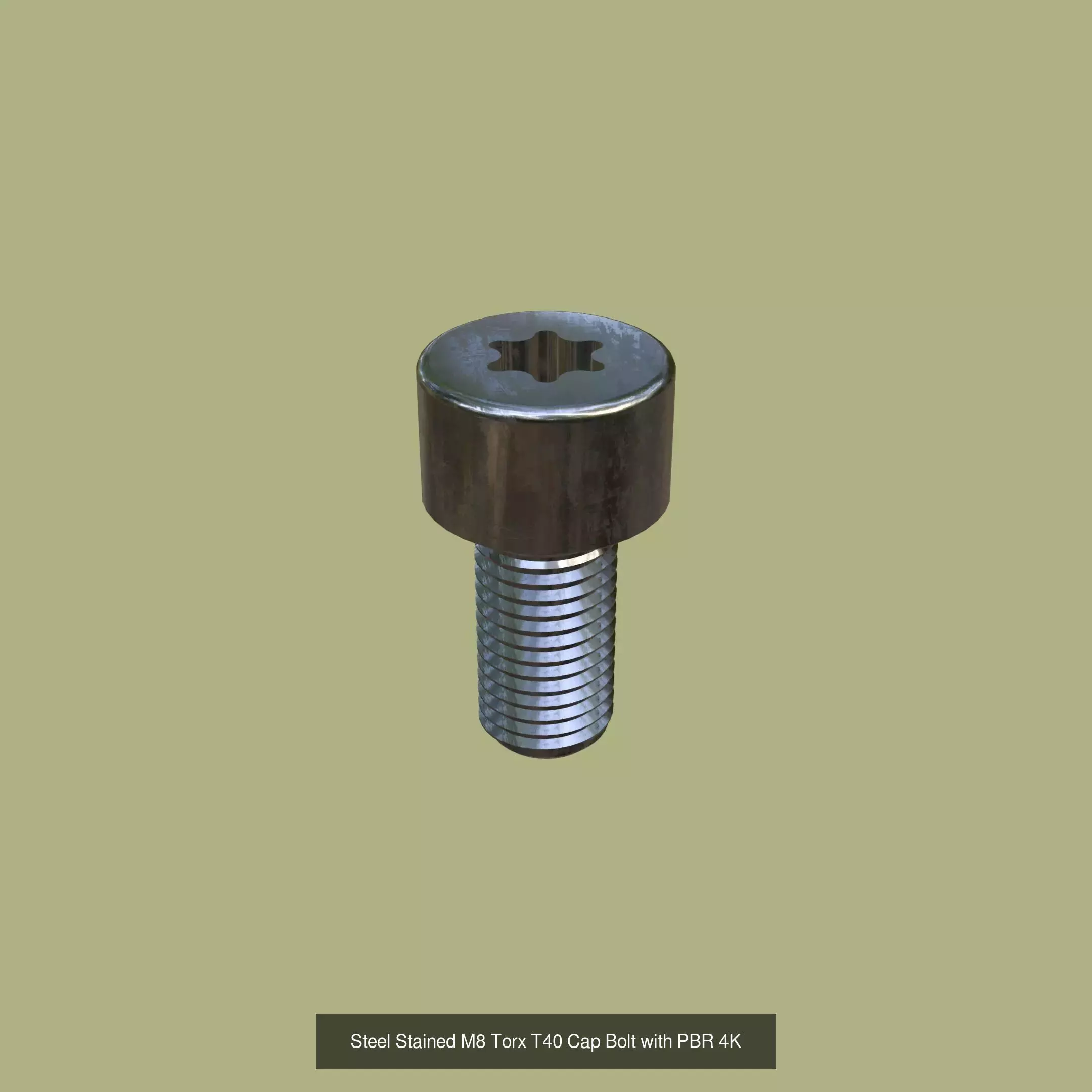 Collection of Steel Stained Torx Cap Bolts _6