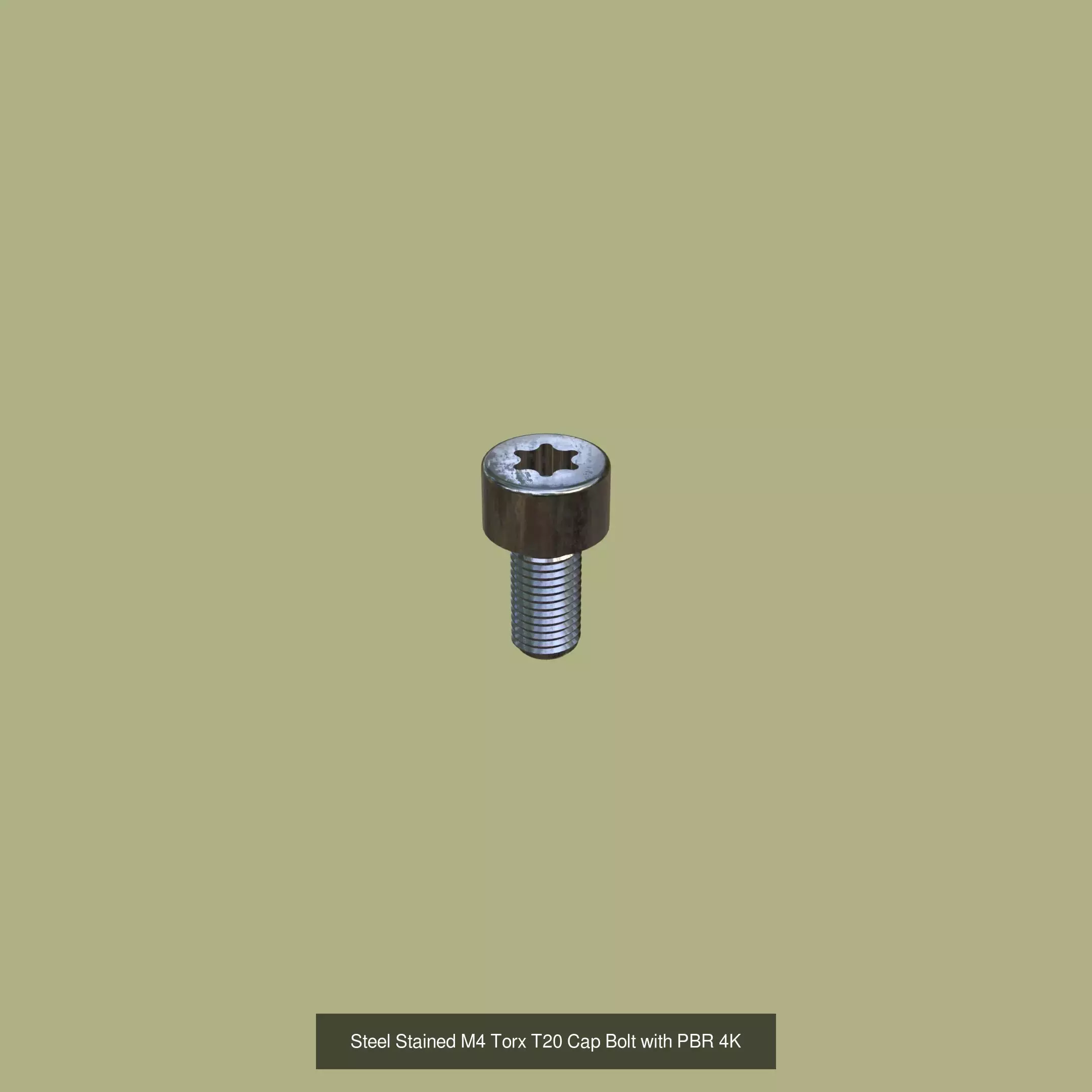 Collection of Steel Stained Torx Cap Bolts _3