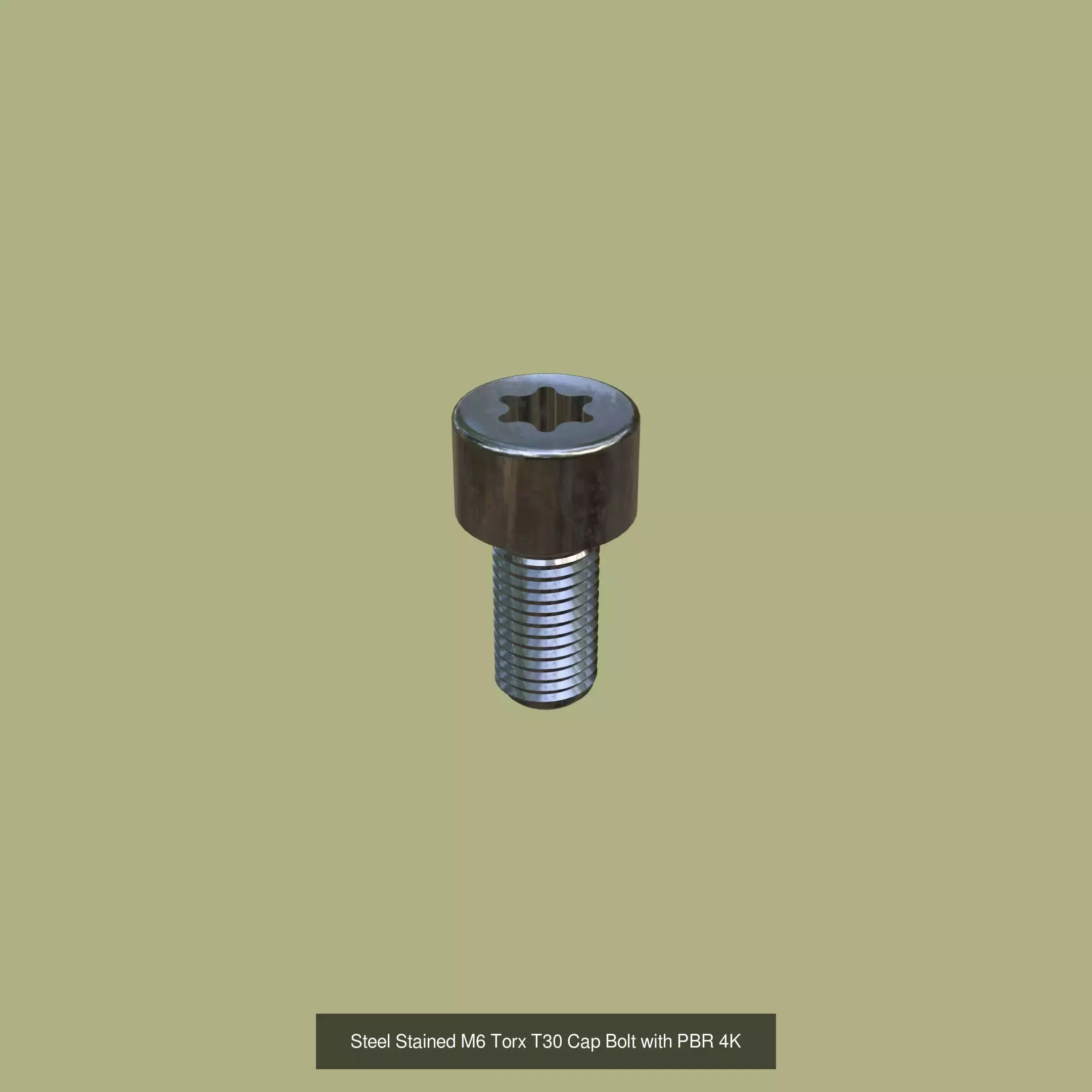 Collection of Steel Stained Torx Cap Bolts _5