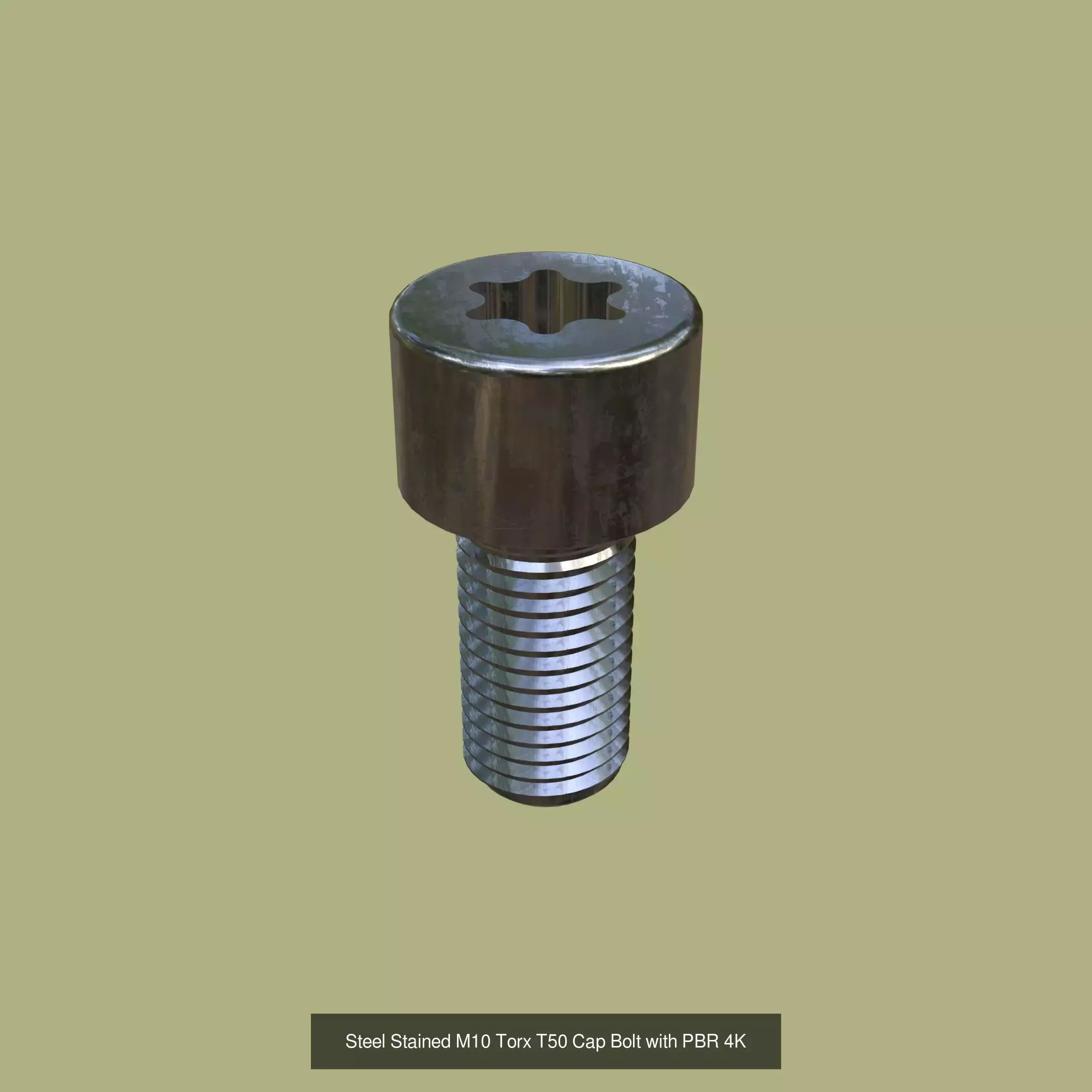 Collection of Steel Stained Torx Cap Bolts _7