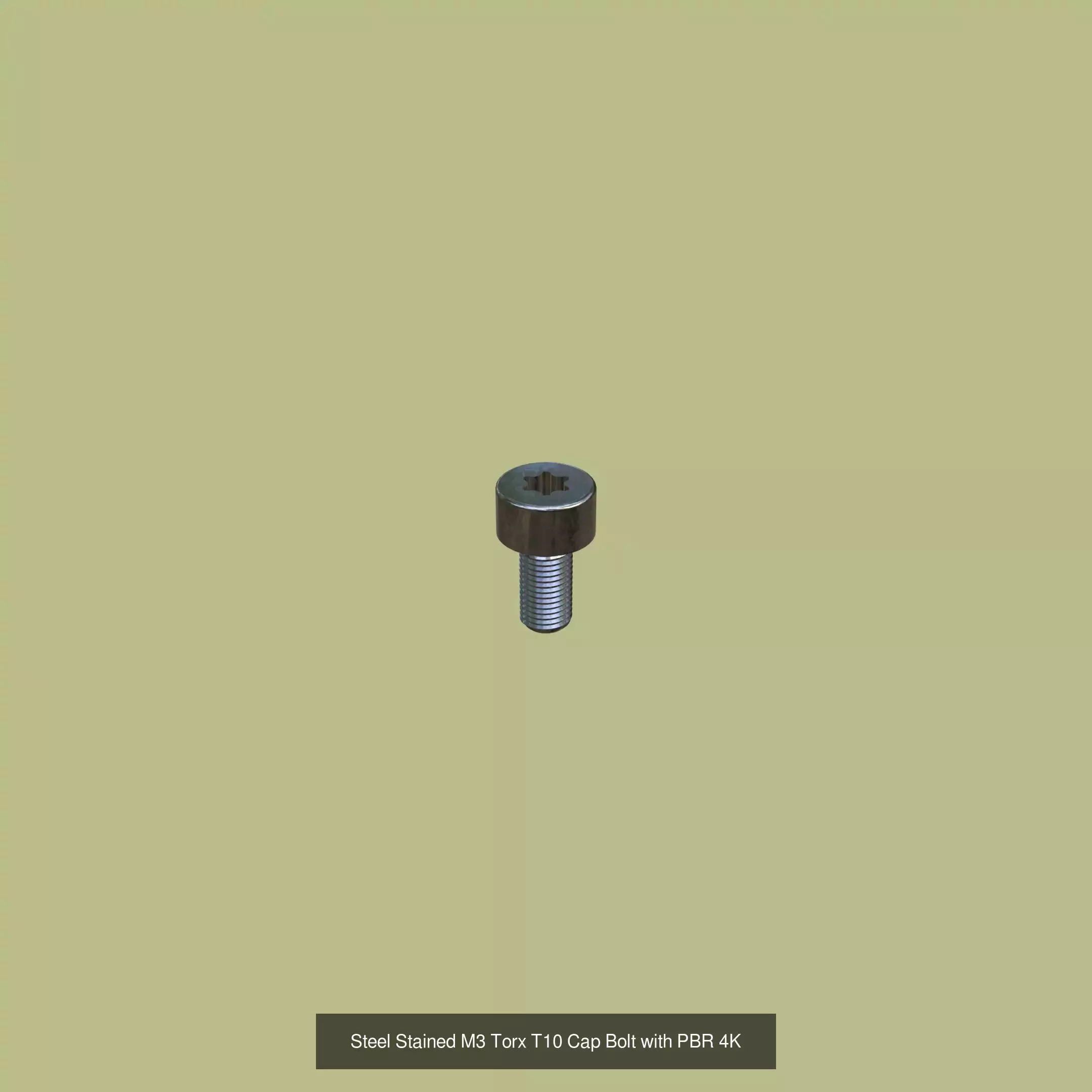 Collection of Steel Stained Torx Cap Bolts _2