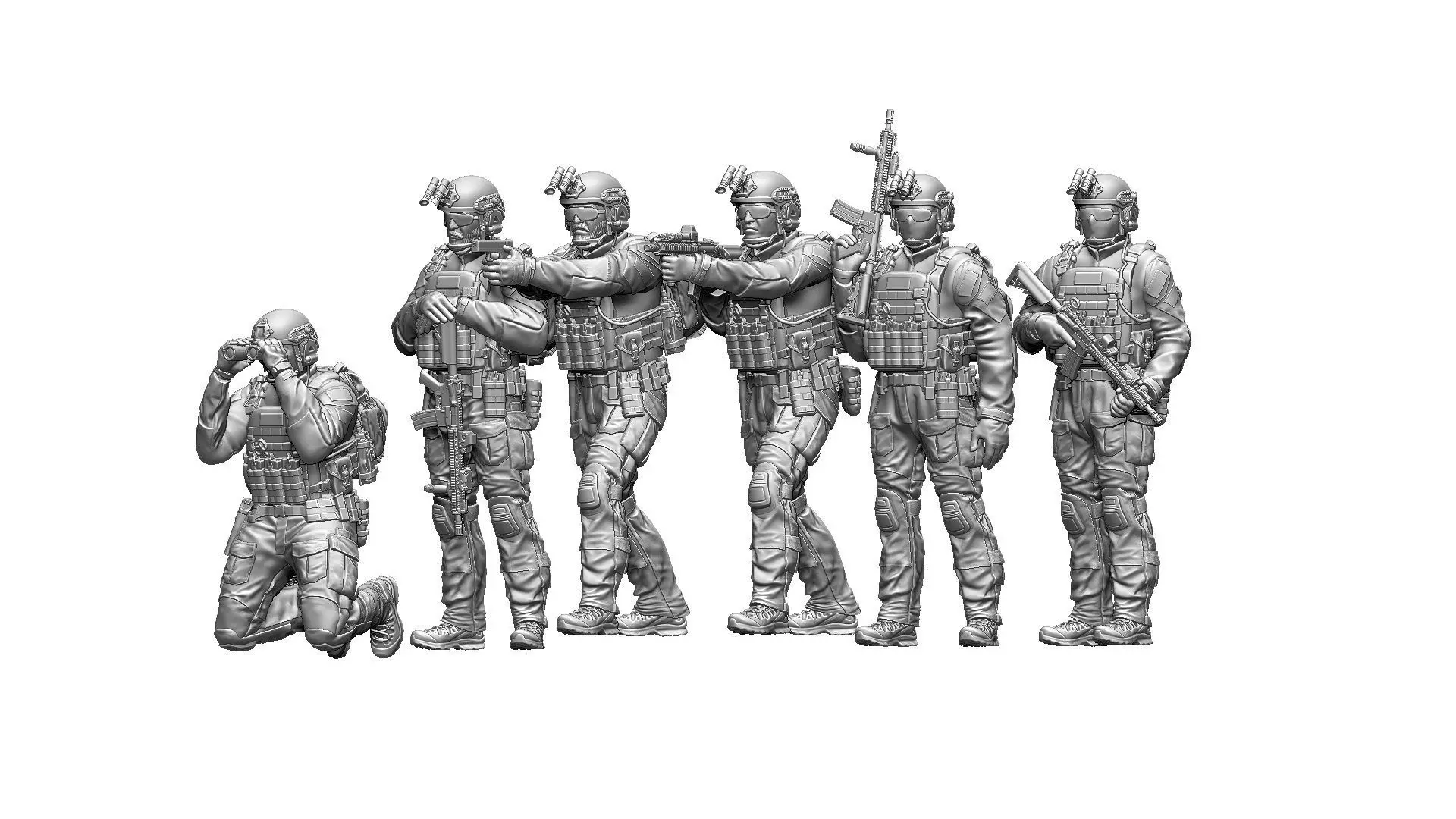 US RANGER SOLDIERS 3D print model_2
