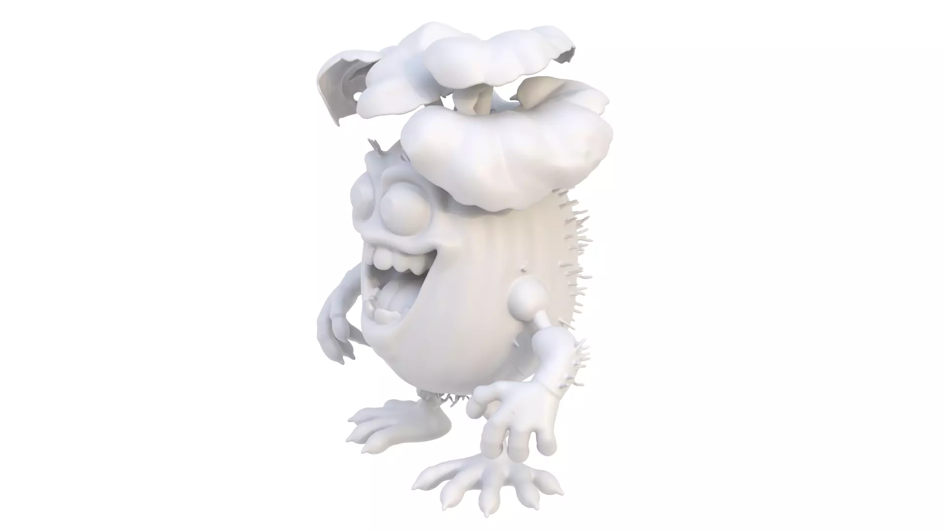 Mutant beet 3D model_2