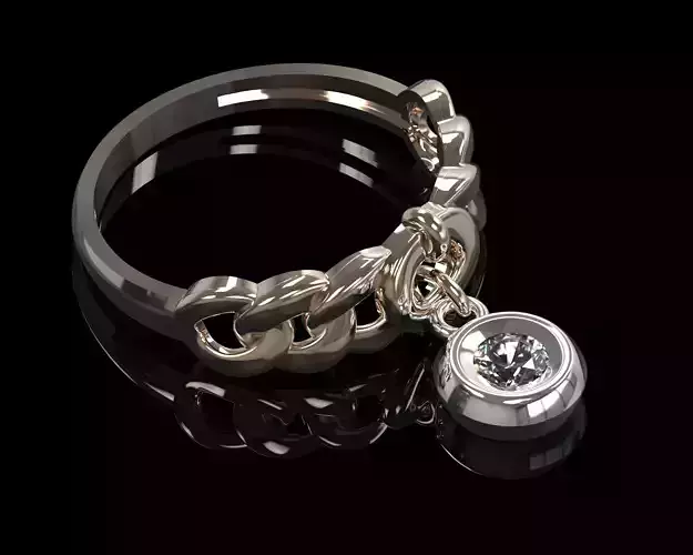 Diamond Jewelry Set 3D Model for Production