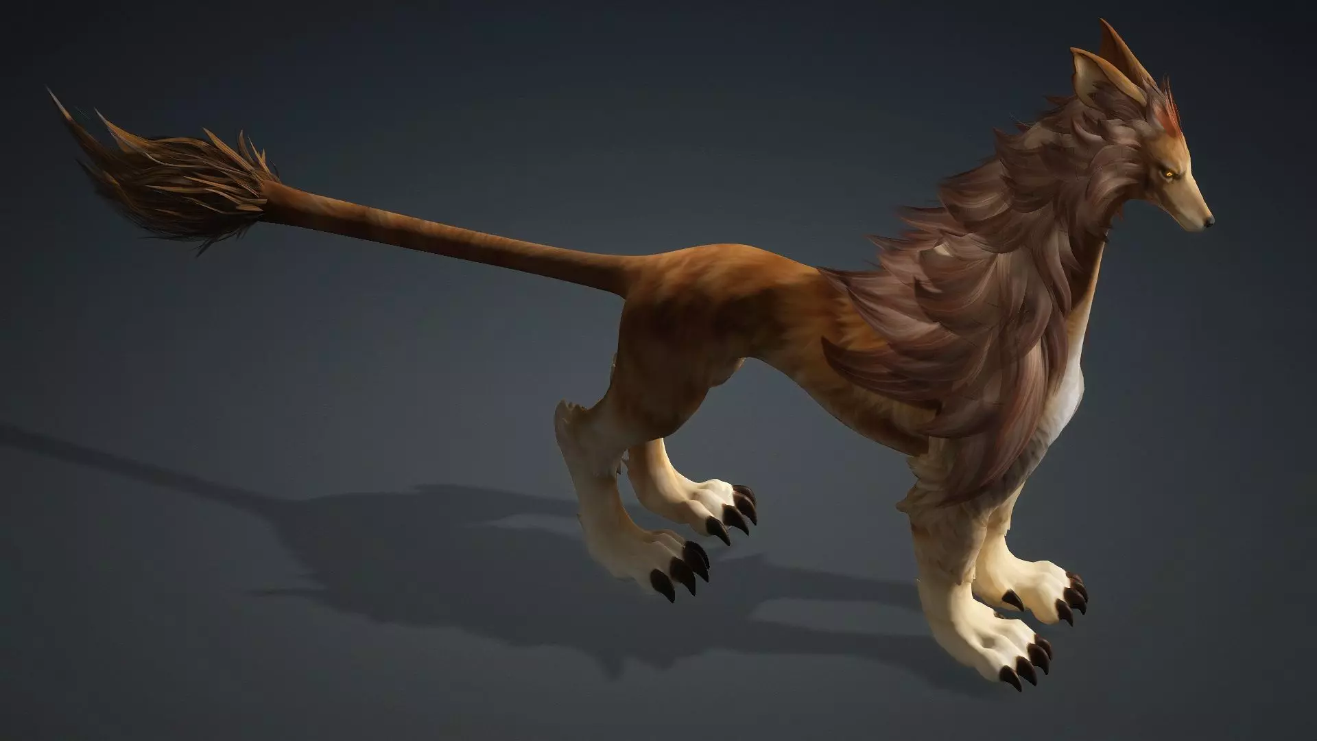 Divine Wolf-A3 3D model_14