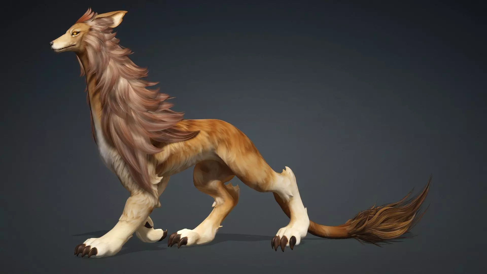 Divine Wolf-A3 3D model_2