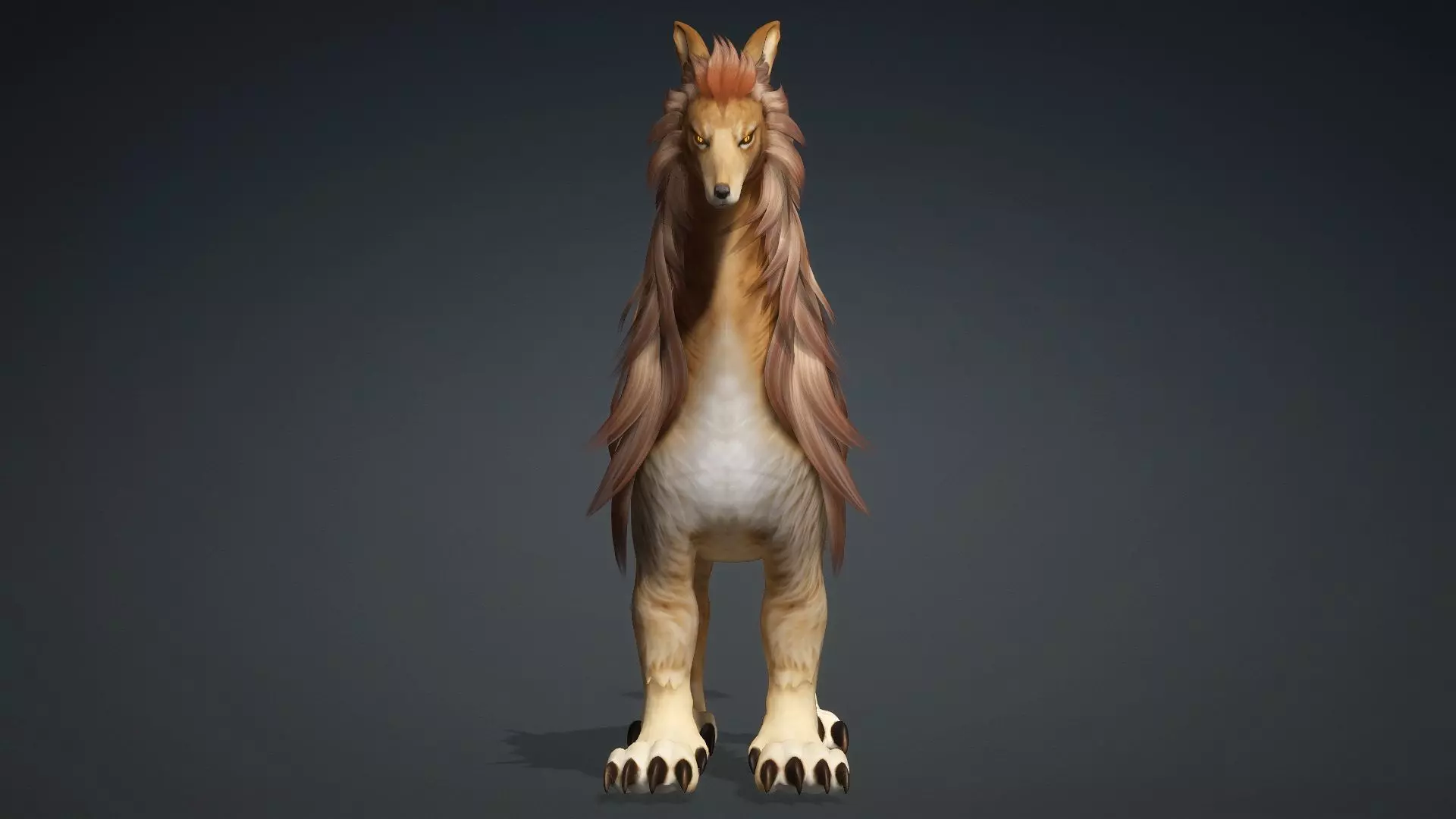 Divine Wolf-A3 3D model_13