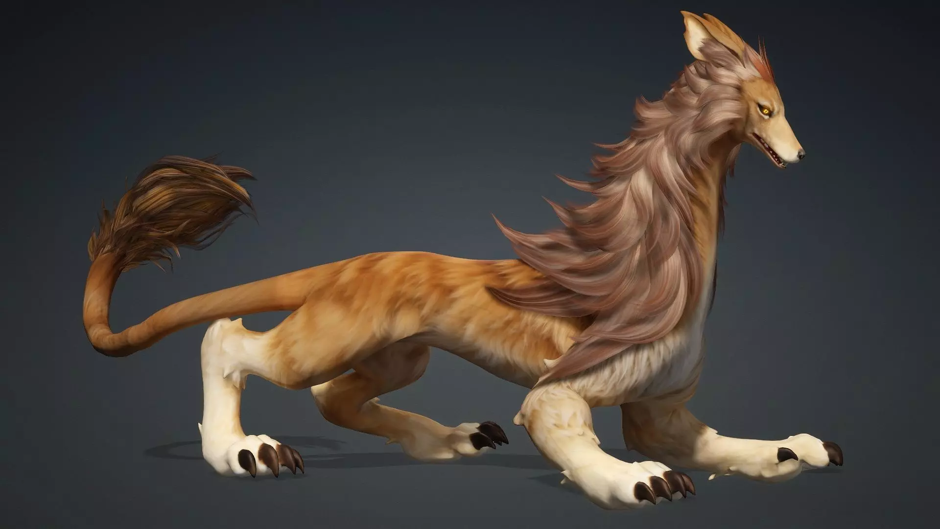 Divine Wolf-A3 3D model_17