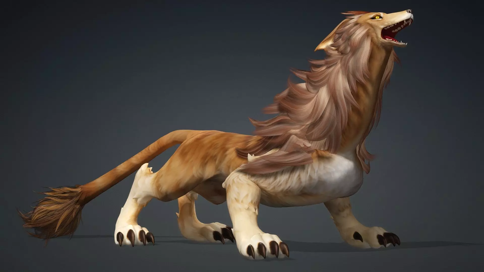 Divine Wolf-A3 3D model_10