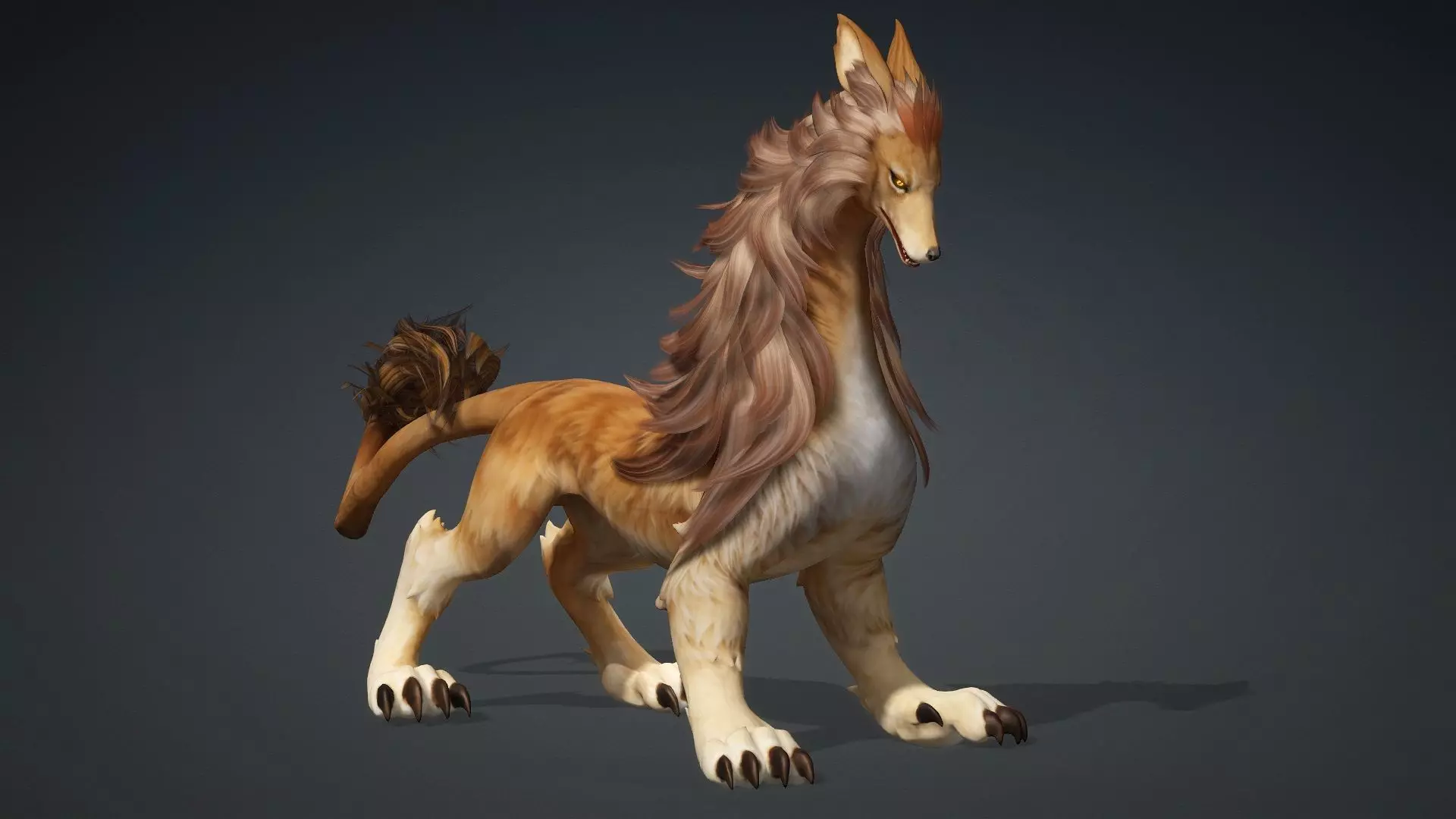 Divine Wolf-A3 3D model_16