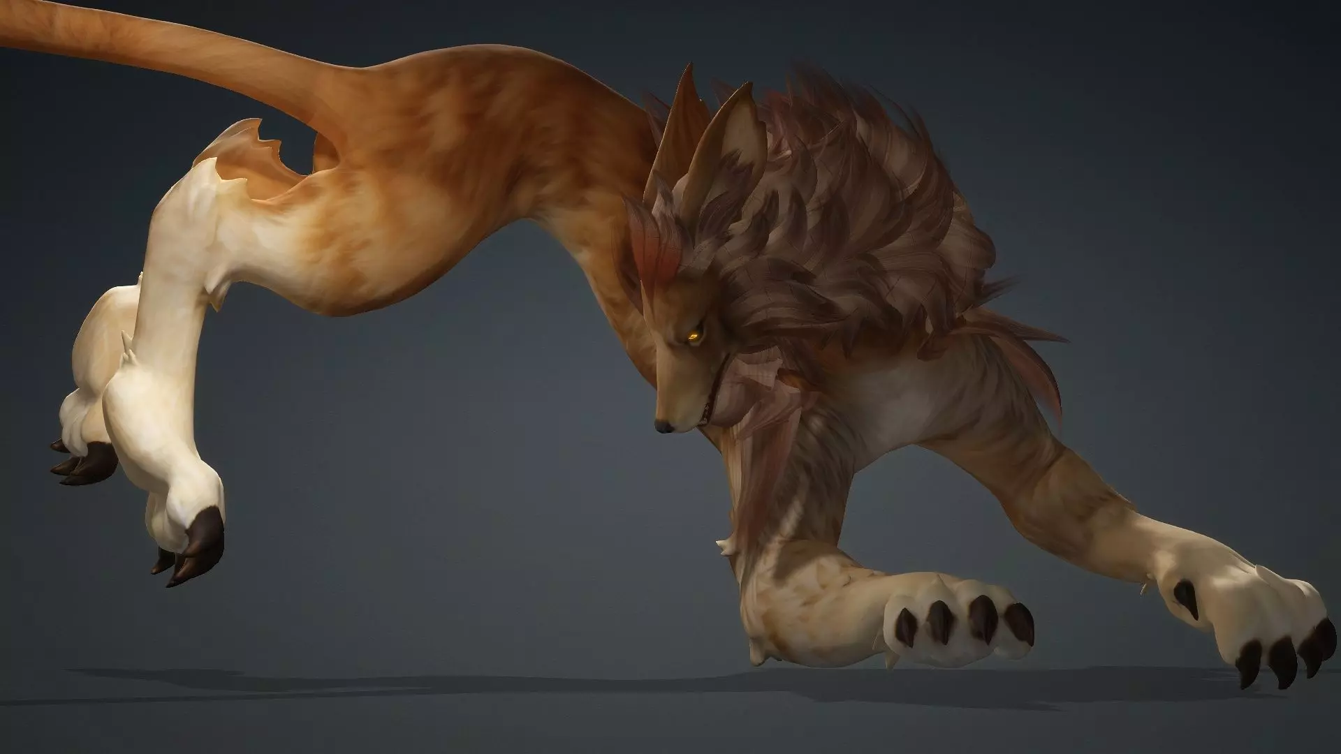 Divine Wolf-A3 3D model_5