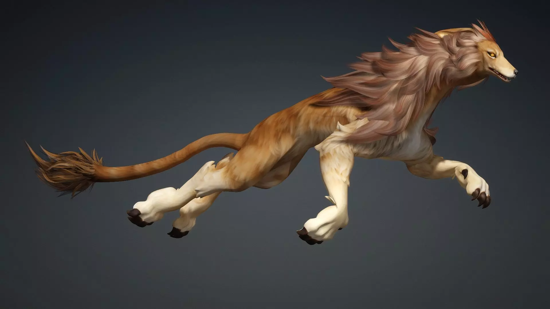 Divine Wolf-A3 3D model_7