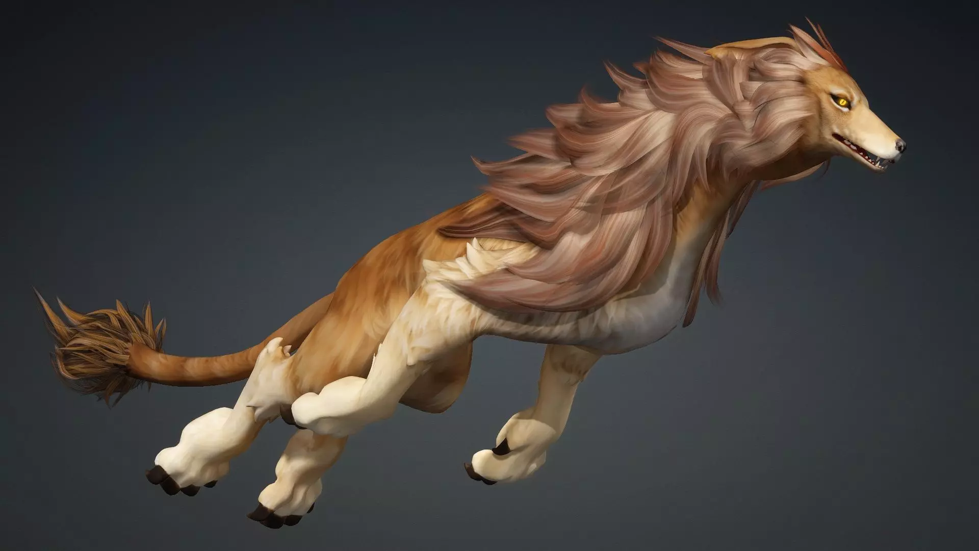 Divine Wolf-A3 3D model_6