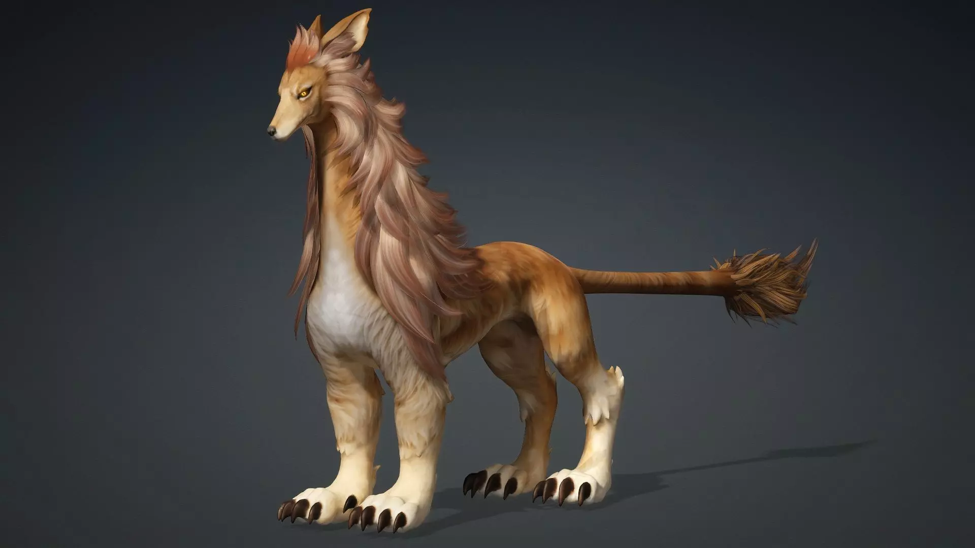 Divine Wolf-A3 3D model_4