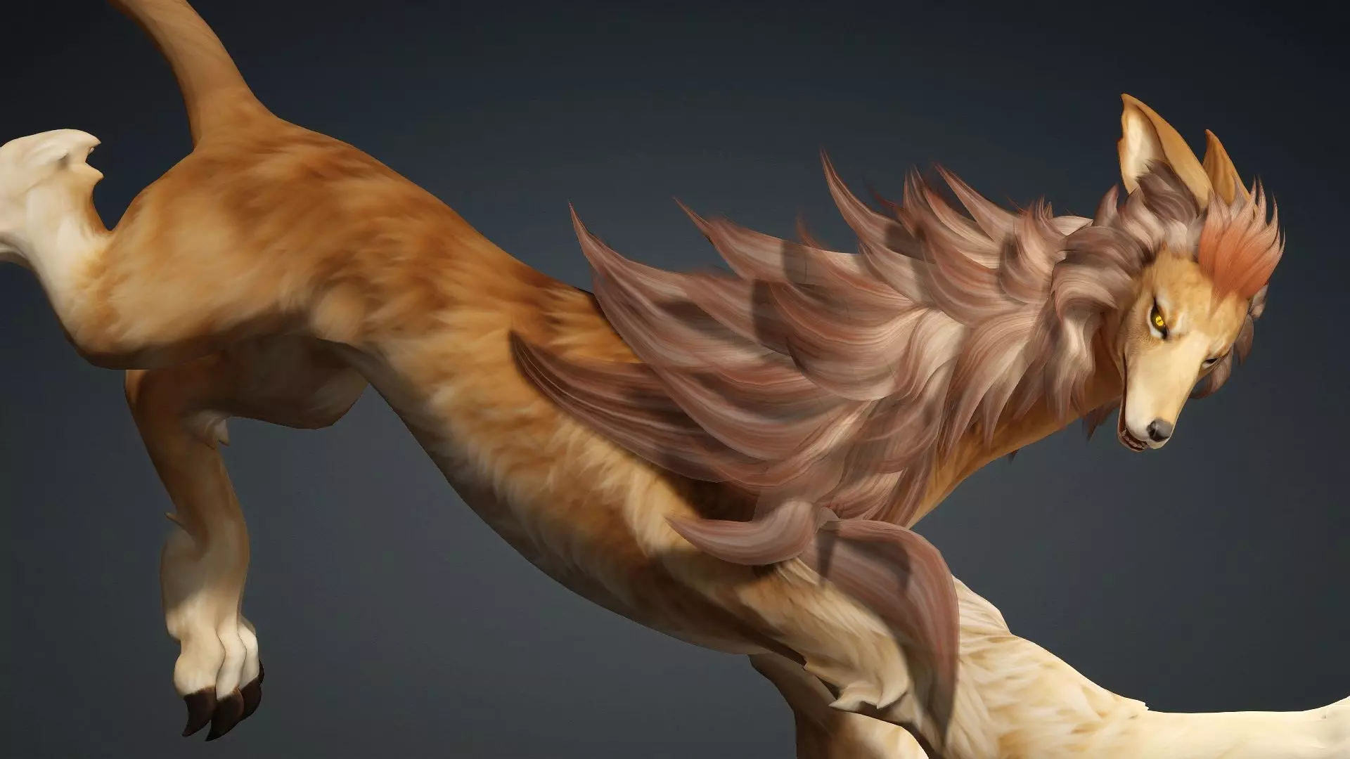 Divine Wolf-A3 3D model_8