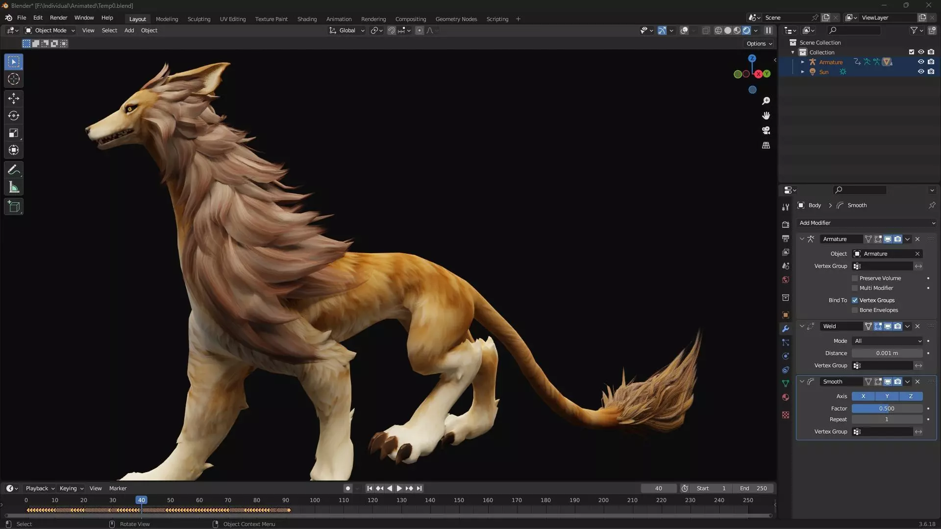 Divine Wolf-A3 3D model_24