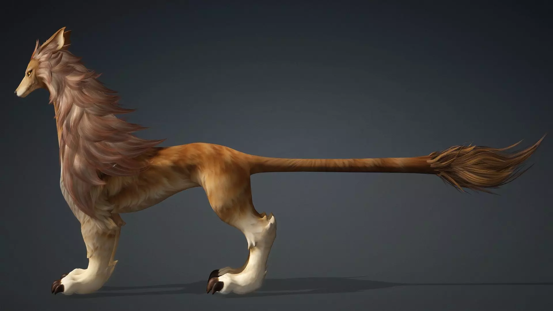 Divine Wolf-A3 3D model_12